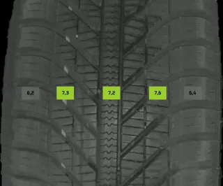 205/55 R16 GANZJAHRESREIFEN AUDI A3 GY 16 ZOLL ALUMINIUM KOMPLETTSATZ 6-7MM - Bild 7