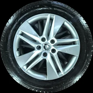 215/55 R17 98V WINTERREIFEN SKODA SUPERB 3V 17 ZOLL ALU KOMPLETTSATZ 3V0601025BH - Bild 1