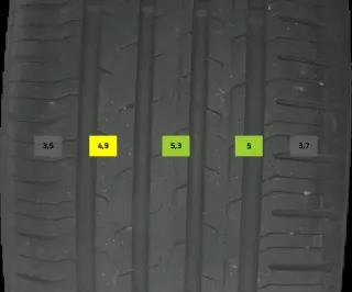2x Sommerreifen 235/55 R18 100V Continental Ecocontact6 DOT 0722 4mm - Bild 1