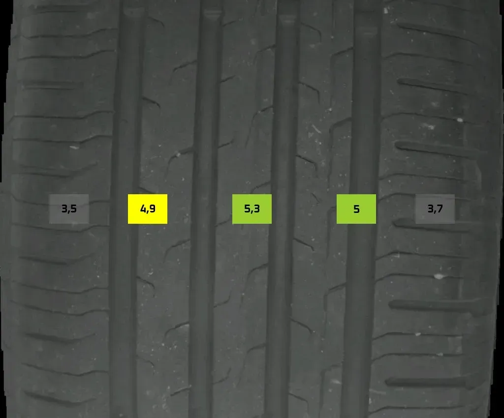 2x Sommerreifen 235/55 R18 100V Continental Ecocontact6 DOT 0722 4mm - Bild 1