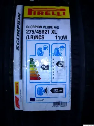 2x 275/45 R21 110W Sommerreifen Pirelli Scorpion Verde 7mm DOT 3619 - Bild 1