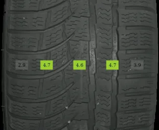235/45 R19 99V WINTERREIFEN AUDI Q3 8U 19 ZOLL ALU KOMPLETTSATZ 4MM - Bild 6