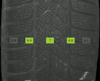 205/60 R16 WINTERREIFEN A-KLASSE W177 16 ZOLL ALUFELGEN KOMPLETTSATZ 4-6MM - Bild 8