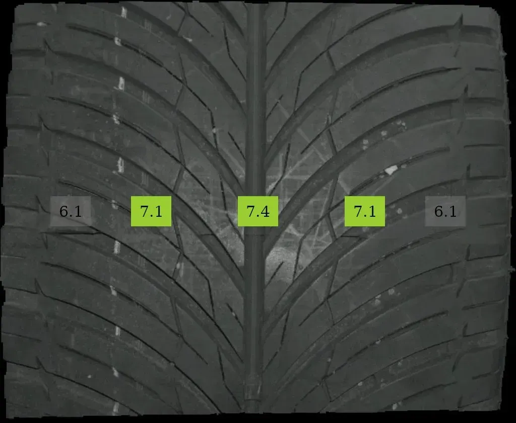 2x 285/45 R19 111W Ganzjahrreifen Unigrip L. Force 4S 7mm DOT 0121 - Bild 1