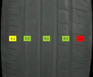 2x 255/45 R18 99W Sommerreifen Pirelli Cinturato 5mm DOT 1219 - Bild 3