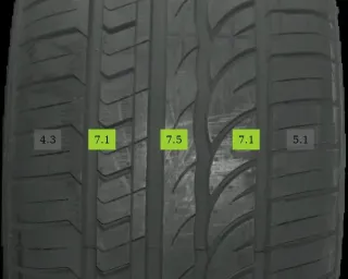 4x 255/60 R17 110V Sommerreifen Radar Sport Touring  7mm DOT 1220 - Bild 2