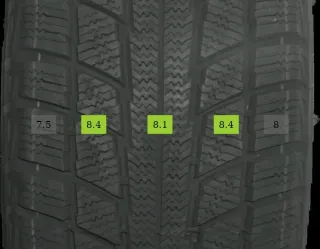 2x 215/70 R16 104T Winterreifen Triangle Snow Lion 7-8mm DOT 1522 - Bild 4