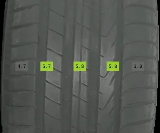 4x 235/55 R19 101T Sommerreifen Pirelli Scorpion 5mm DOT 3322 / 1821 - Bild 3