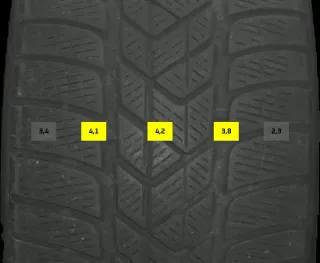 235/60 R18 103H WINTERREIFEN GLC W253 18 ZOLL ALUMINIUM KOMPLETTSATZ A2534010800 - Bild 7