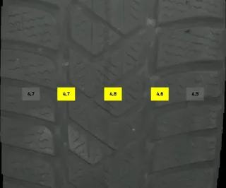 225/45 R18 95H WINTERREIFEN C-KLASSE W205 18 ZOLL ALUMINIUM KOMPLETTSATZ 4MM - Bild 5
