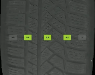 235/65 R17 104H WINTERREIFEN AUDI Q5 FY 17 ZOLL ALU KOMPLETTSATZ 5-6MM - Bild 6