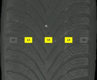 215/65 R17 99H WINTERREIFEN VW TIGUAN 5N (II) 17 ZOLL ALU KOMPLETTSATZ - Bild 7