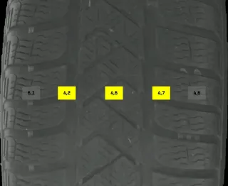 215/60 R16 95H WINTERREIFEN VW PASSAT 3C 16 ZOLL STAHL KOMPLETTSATZ 4-7MM - Bild 8