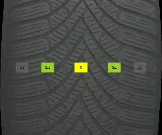 225/55 R18 102H WINTERREIFEN PEUGEOT 5008 18 ZOLL ALU KOMPLETTSATZ 4-6MM - Bild 7