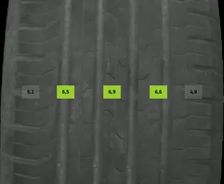 4X SOMMERREIFEN 235/60 R18 107V CONTINENTAL ECOCONTACT 6-7mm - Bild 3