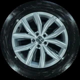 235/55 R18 100V SOMMERREIFEN VW TIGUAN 5N 18 ZOLL ALU KOMPLETTRÄDER 5NN601025AD - Bild 3