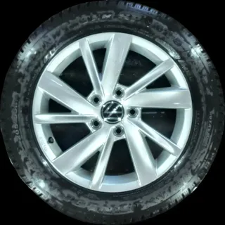 205/55 R16 91H WINTERREIFEN VW GOLF 8 VIII 16 ZOLL ALUMINIUM KOMPLETTSATZ 8MM - Bild 1