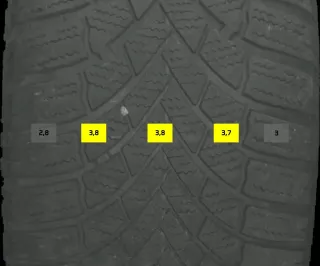 215/55 R17 98V WINTERREIFEN SKODA SUPERB 3V 17 ZOLL ALU KOMPLETTSATZ 3V0601025BH - Bild 7