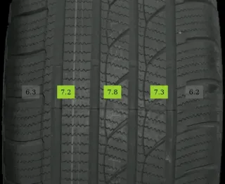4x 235/55 R19 100V Winterreifen Imperial ICE-Plus S210 7mm DOT 1525 - Bild 3