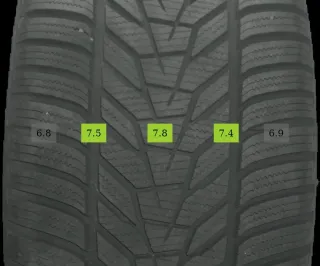4x 265/40 R20 104W Winterreifen Hankook icept evo 3 7mm DOT 1525 - Bild 2
