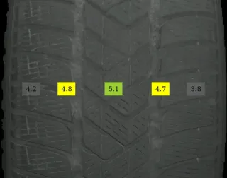 235/60 R18 WINTERREIFEN GLC W253 18 ZOLL ALUFELGEN KOMPLETTSATZ 4MM - Bild 5