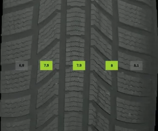 235/55 R18 104V WINTERREIFEN VW TIGUAN 5N (II) 18 ZOLL ALU KOMPLETTSATZ 7MM - Bild 5