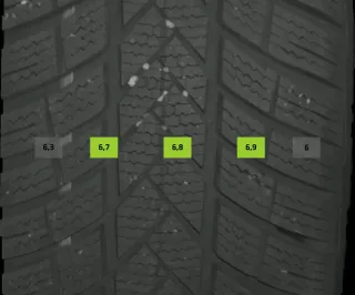 205/55 R17 91H WINTERREIFEN VW TAIGO CS 17 ZOLL ALU KOMPLETTSATZ 5-7MM - Bild 5