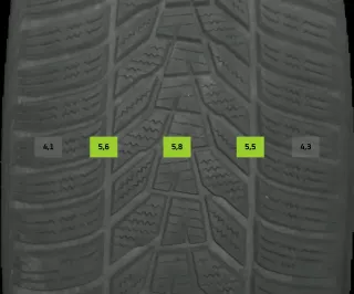 235/50 R19 103V WINTERREIFEN VW TIGUAN 5N (II) 19 ZOLL ALU KOMPLETTSATZ 5MM - Bild 7