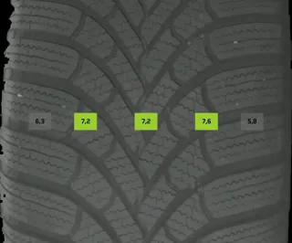 205/55 R17 95V WINTERREIFEN SKODA OCTAVIA NX 17 ZOLL ALU KOMPLETTSATZ 4-7MM - Bild 8