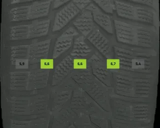 205/55 R16 91H WINTERREIFEN VW GOLF 8 VIII 16 ZOLL STAHL KOMPLETTSATZ 6-7MM - Bild 7