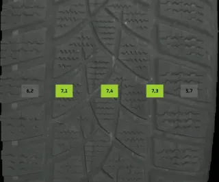 205/55 R16 91H WINTERREIFEN VW GOLF 8 VIII 16 ZOLL STAHL KOMPLETTSATZ 4-7MM - Bild 5