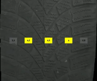 205/50 R17 93V WINTERREIFEN VW GOLF 8 VIII 17 ZOLL ALU KOMPLETTSATZ 4-6MM 4-6MM - Bild 8