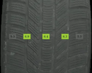 235/55 R18 100H WINTERREIFEN VW TIGUAN 5N 18 ZOLL ALUMINIUM KOMPLETTSATZ 6-7MM - Bild 8