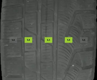 235/55 R18 104H WINTERREIFEN VW TIGUAN 5N 18 ZOLL ALU KOMPLETTSATZ 5NA601025M - Bild 6