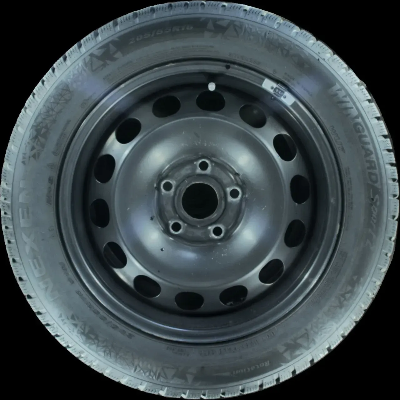 205/55 R16 91H WINTERREIFEN VW GOLF 8 VIII 16 ZOLL STAHL KOMPLETTSATZ 7MM - Bild 1