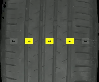 225/60 R17 99Y SOMMERREIFEN AUDI A6 4K 17 ZOLL ALUMINIUM Kompletträder 4K0601025 - Bild 6