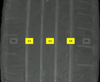 215/60 R16 95V SOMMERREIFEN VW PASSAT 3C 16 ZOLL STAHL KOMPLETTSATZ 4-5MM 4-5MM - Bild 7