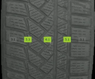 4x 205/55 R17 91H Winterreifen Continental WinterContact TS850P 4-6mm - Bild 3