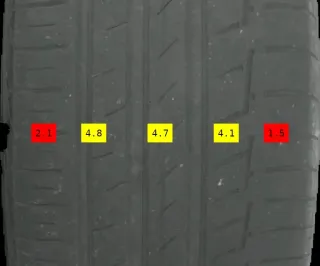 225/45 R18 + 255/40 R18 Sommerreifen Continental Premiumc. 4mm DOT5019  4 REIFEN - Bild 6