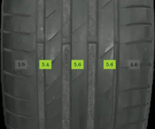 2x 235/30 R20 88Y Sommerreifen Kumho Ecsta 5mm DOT 0324 - Bild 2