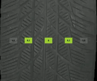 205/60 R17 93H WINTERREIFEN BMW X1 F48 17 ZOLL ALUMINIUM KOMPLETTSATZ 5MM - Bild 5
