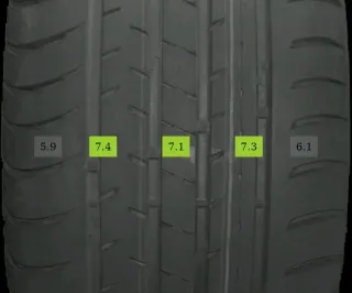 265/35 R20 SOMMERREIFEN AUDI A7 4G 20 ZOLL ALUFELGEN Kompletträder 7MM - Bild 5