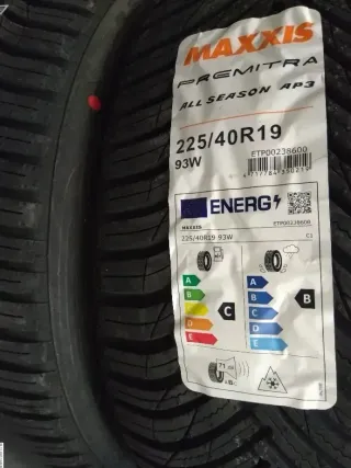 2x 225/40 R19 93W Ganzjahrreifen Maxxis All Season 7mm DOT 2725 - Bild 1