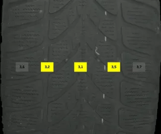 225/50 R17 98H WINTERREIFEN AUDI A4 8W 17 ZOLL ALUMINIUM KOMPLETTSATZ 8W0601025P - Bild 7