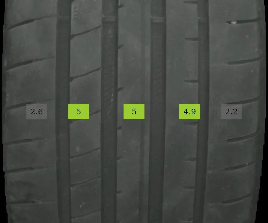 2x 255/40 R18 99Y Sommerreifen Goodyear Eagle F1 5 MO 4-5mm DOT 4522 - Bild 1