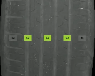 215/60 R16 95V SOMMERREIFEN VW PASSAT 3C 16 ZOLL STAHL KOMPLETTSATZ 4-5MM 4-5MM - Bild 6