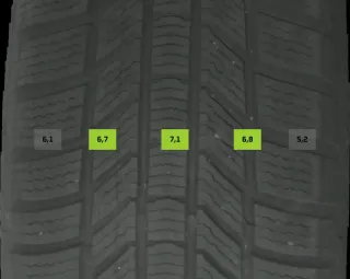205/55 R17 91H WINTERREIFEN SKODA OCTAVIA NX 17 ZOLL ALU KOMPLETTSATZ 4-7MM - Bild 5