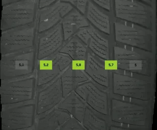 215/55 R17 98V WINTERREIFEN SKODA SUPERB 3V 17 ZOLL ALU KOMPLETTSATZ 5-6MM - Bild 5