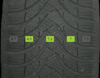 215/60 R17 WINTERREIFEN GLA W156 17 ZOLL ALUFELGEN KOMPLETTSATZ 4-7MM - Bild 6