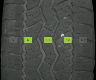 255/60 R18 112H Winterreifen MERCEDES X-KLASSE 18 Zoll Stahl Komplettsatz 5-6mm - Bild 7